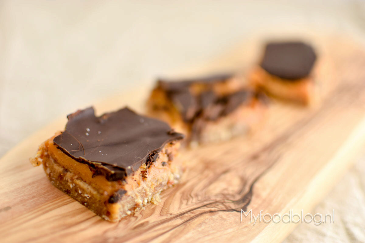 Gezondere Twix (met zoete aardappel)