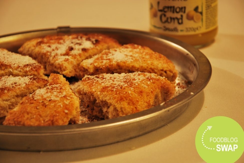 Foodblogswap december: limoen kokos scones