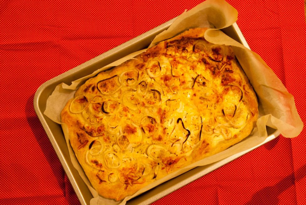 Foodblogswap:  Flammkuchen / tarte flambée van Lindsay