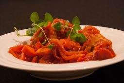 Kip gehaktballen met tomatensaus (glutenvrije gehaktballen)