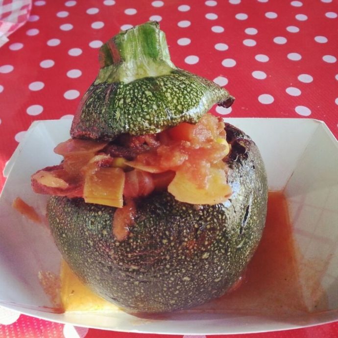 Gevulde courgette