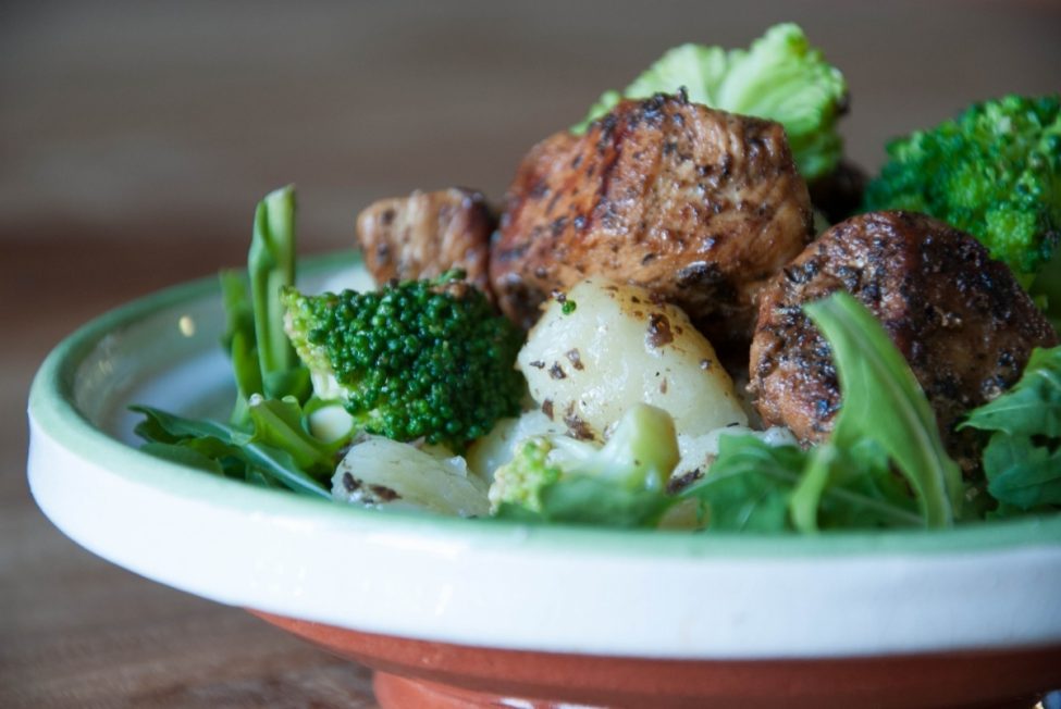 Gnocchi met kip en broccoli