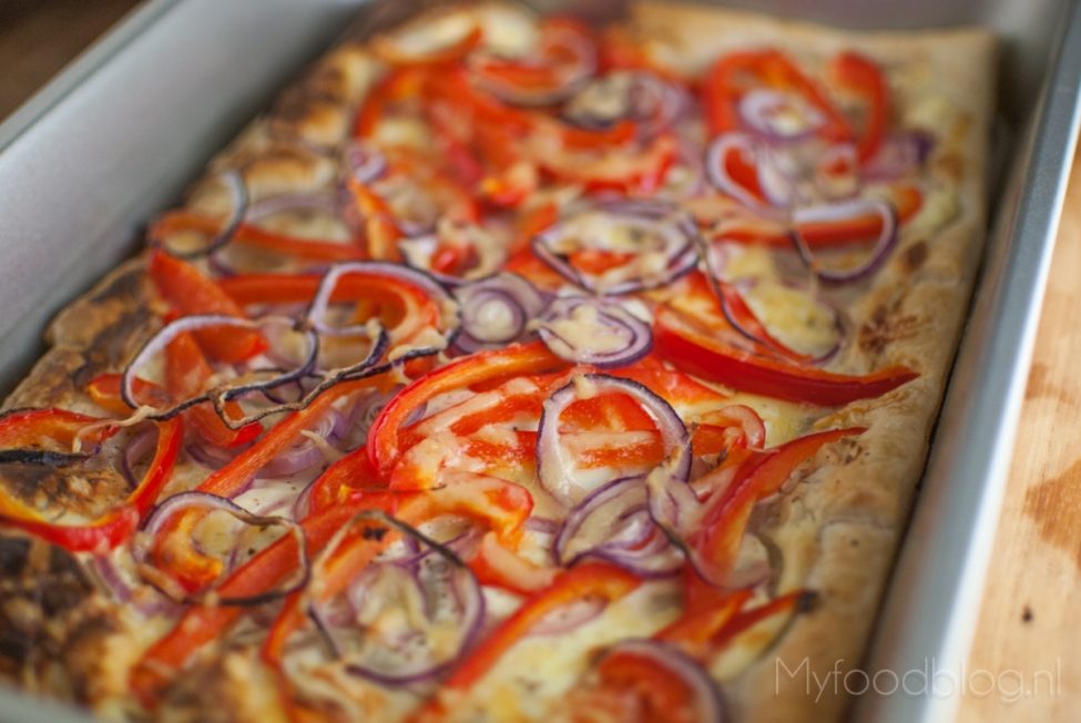 Flammkuchen plaattaart