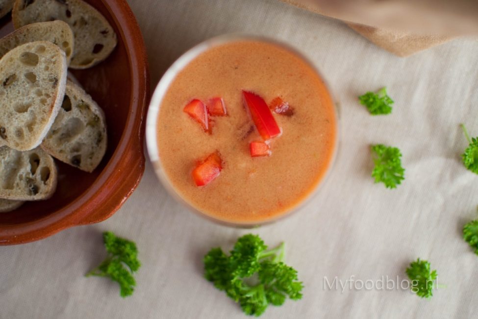 Klassieke Spaanse gazpacho