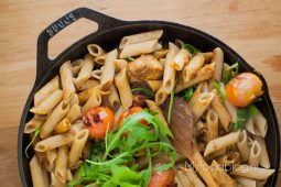 Pasta pesto kip