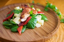 Kip tandoori salade