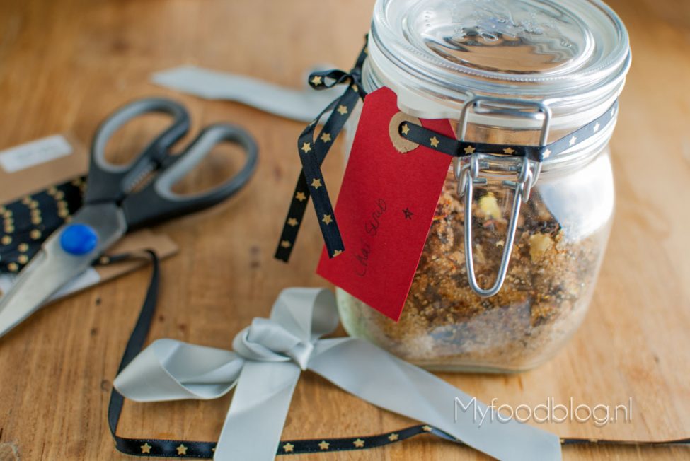 Last-minute DIY kerstcadeau: chai scrub
