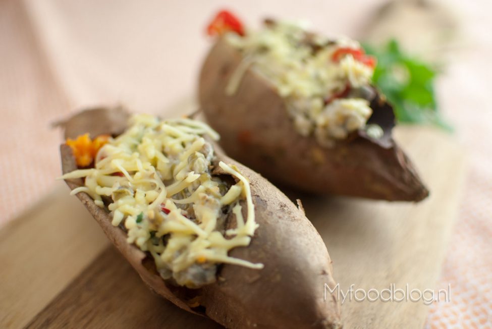 Gepofte zoete aardappel (de allerlekkerste!)