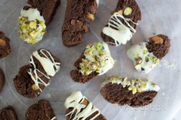 Chocolade pistache cantuccini
