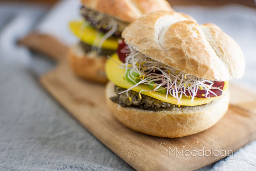 Kleurrijke linzenburger (lactosevrij!)