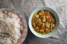 Groene vis curry