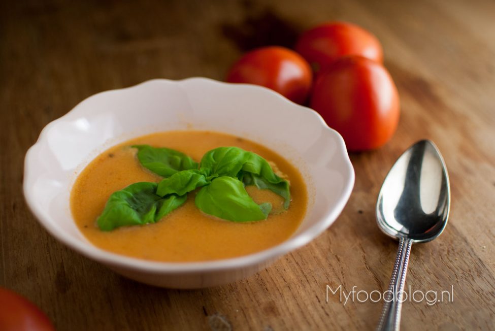 Geroosterde tomatensoep