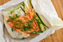 Kabeljauw uit de oven (‘en papillote’ gebakken)
