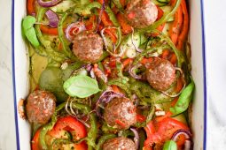 Ovenschotel groenten & gehaktballen