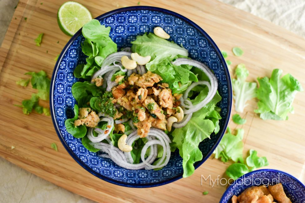 Thaise larb salade
