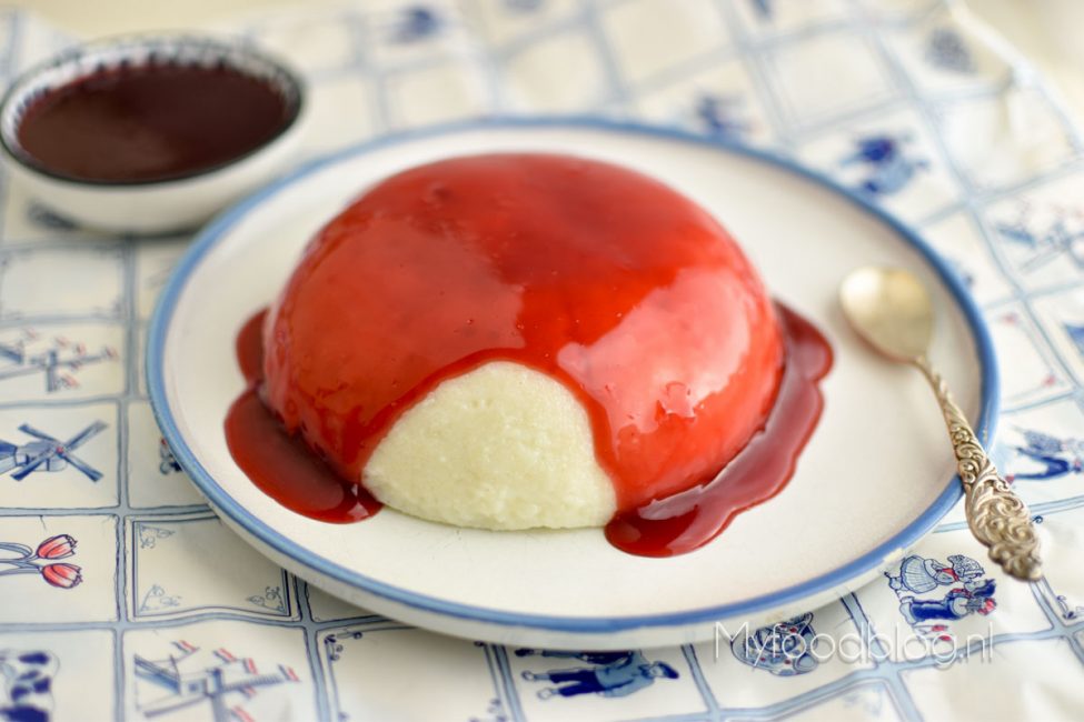 Griesmeelpudding maken met bessensaus (van Elianne’s opa)