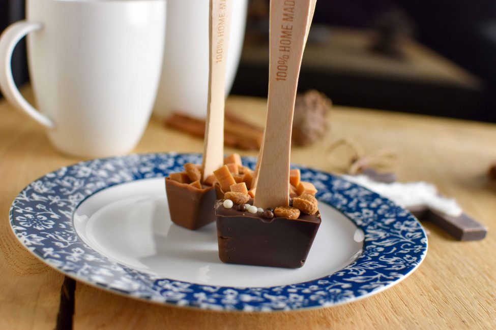Hot choc spoons zelf maken (leuk als cadeau of om zelf te drinken!)