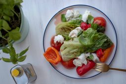 Gegrilde salade caprese