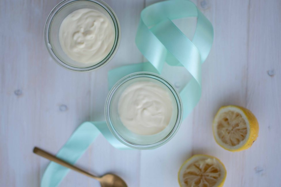 Citroen cheesecake mousse
