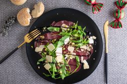 Carpaccio van bresaola (lekker kerst voorgerecht!)
