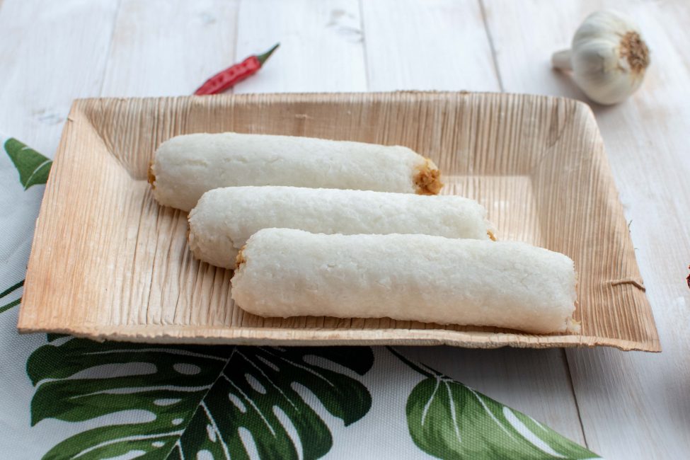 Lemper met kip (lemper ajam)