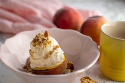 Gegrilde perzik (lekker & makkelijk BBQ dessert)