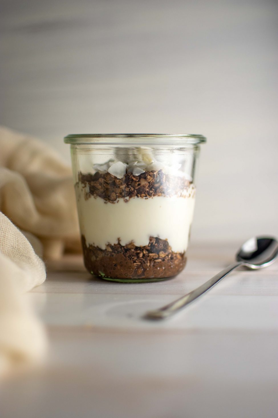 Chocolade chia pudding (chiazaad pudding)