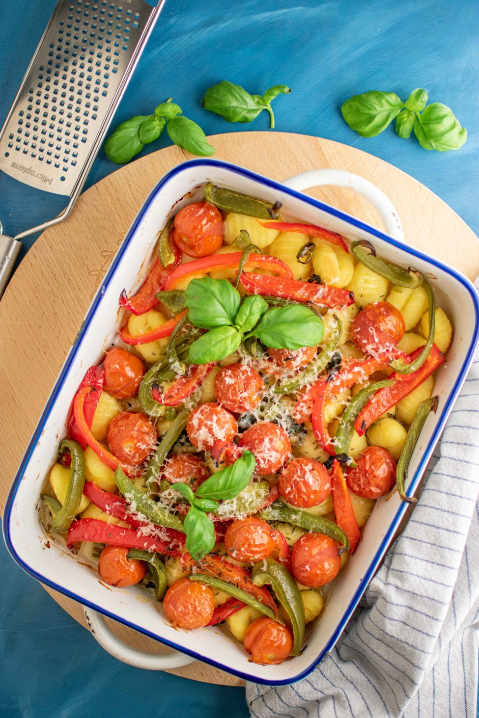 Gebakken gnocchi uit de oven
