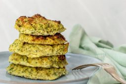 Courgettekoekjes met feta (glutenvrij)