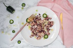 Octopus carpaccio