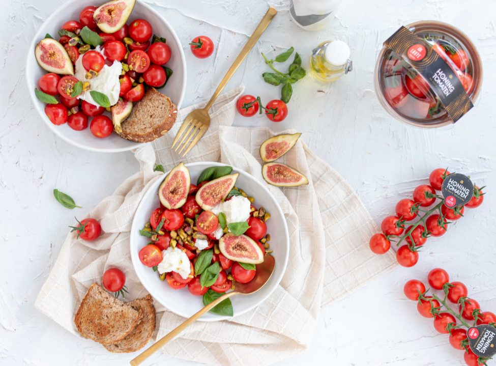 Tomatensalade met Honingtomaten® en vijgen