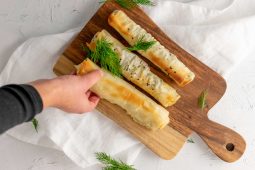 Börek met spinazie en feta