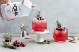 Kerst mocktail met cranberry’s