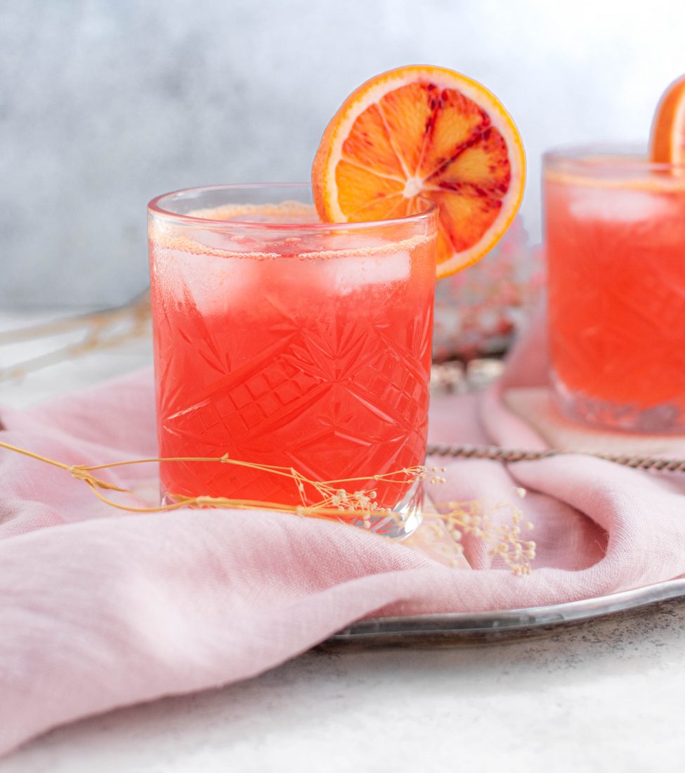 Bloedsinaasappel mocktail