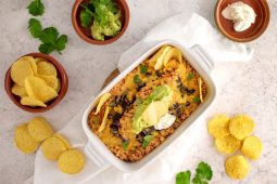 Mexicaanse rijstschotel