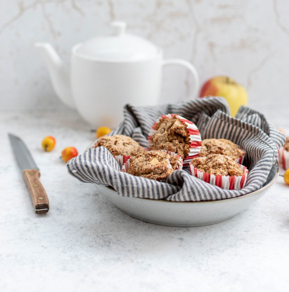 Glutenvrije havermout muffins zonder banaan (met appel!)