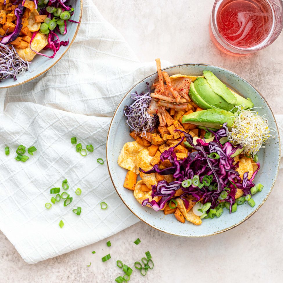 Kleurrijke buddha bowl
