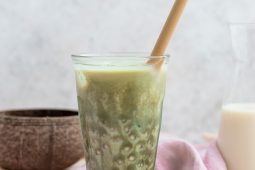 Matcha bubble tea maken