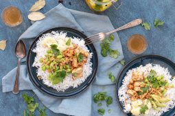 Rijst bowl met tofu teriyaki