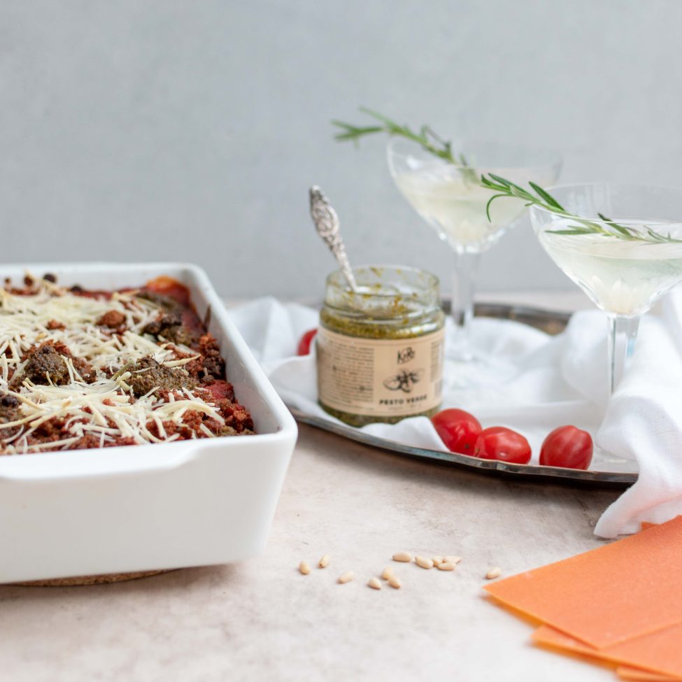 Vegetarische spinazie lasagne (+ glutenvrij!)