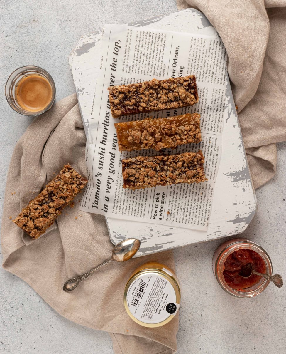 Gezonde vegan jamrepen als glutenvrij tussendoortje