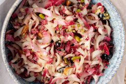 Simpele roodlofsalade (vegetarisch)