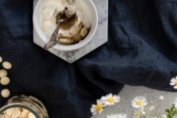 Witte chocolade mugcake