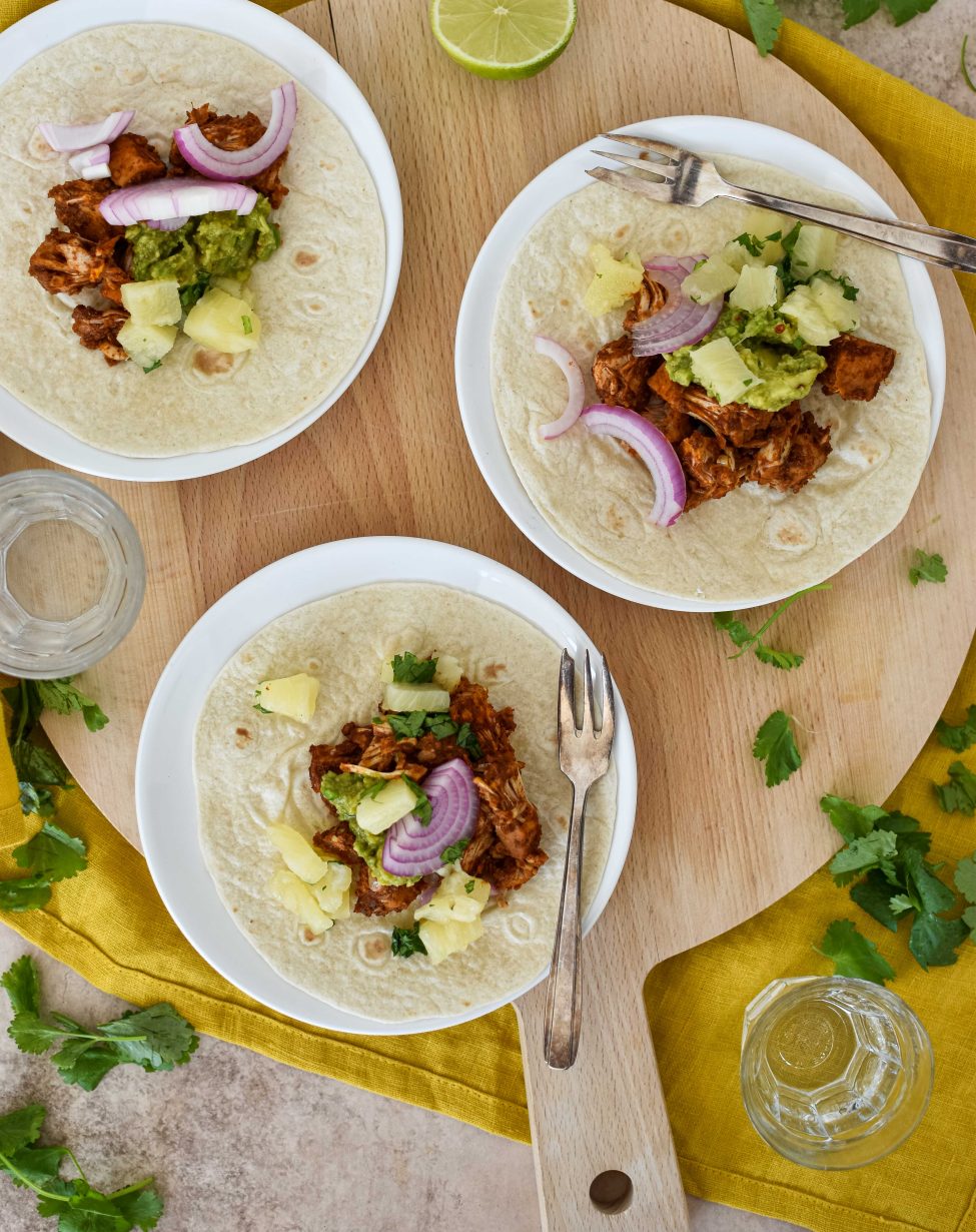 Vegetarische taco’s met jackfruit barbacoa