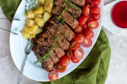Vegetarisch gehaktbrood met appel en cranberry’s