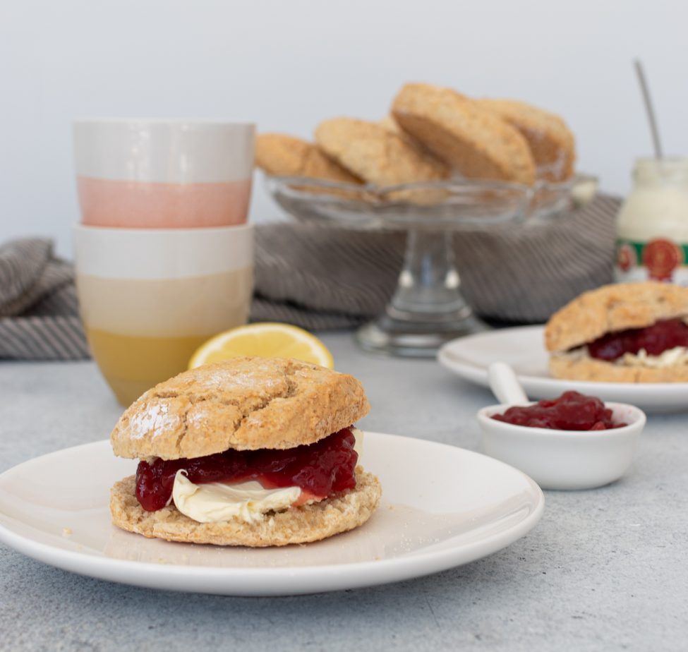 Glutenvrije scones (lekker met jam & clotted cream!)