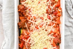 Courgette ovenschotel met gehakt