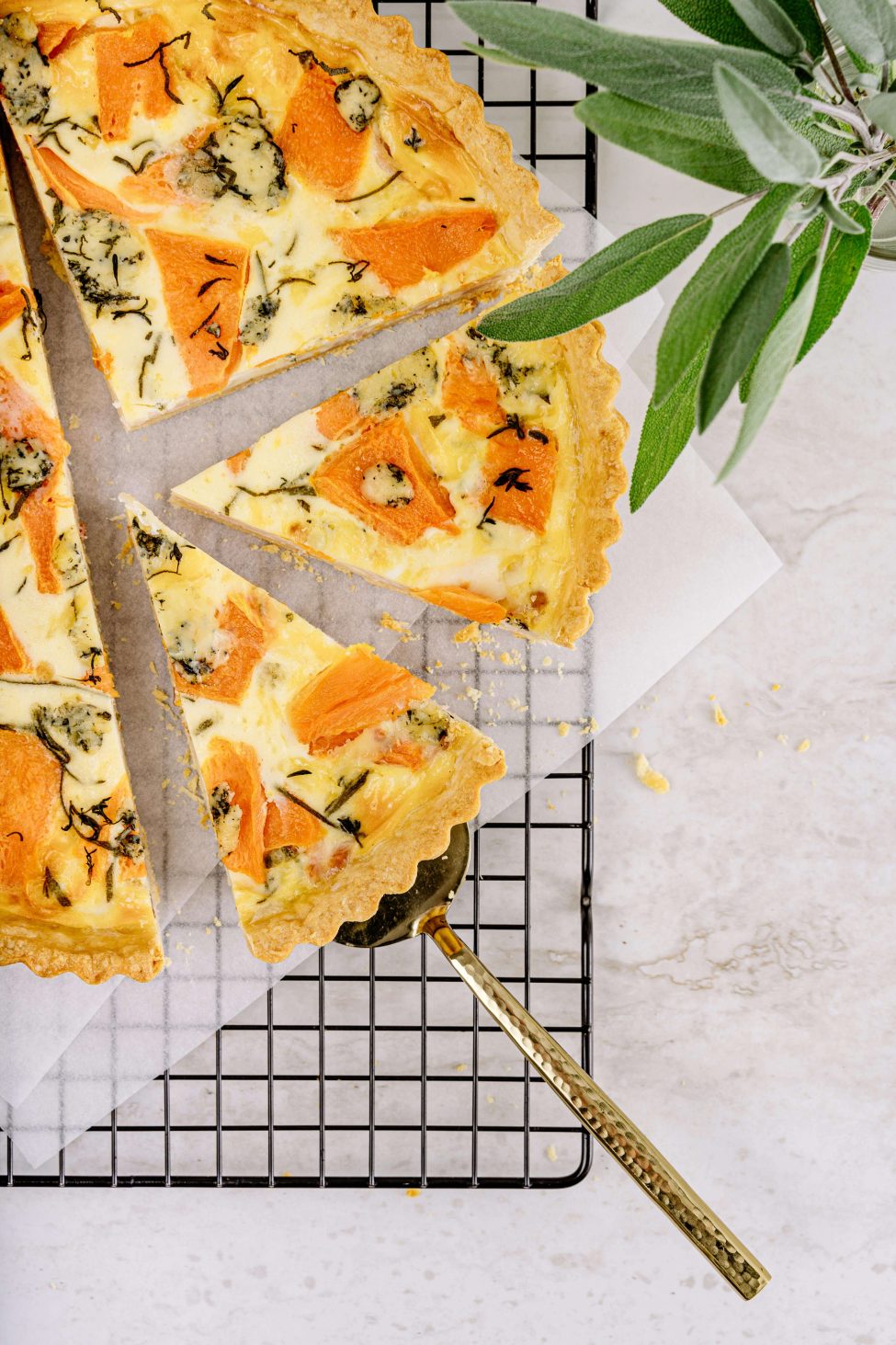 Hartige taart: Spiraaltaart met wortel en courgette