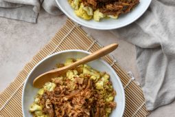 Bloemkool fried rice met oesterzwam rendang