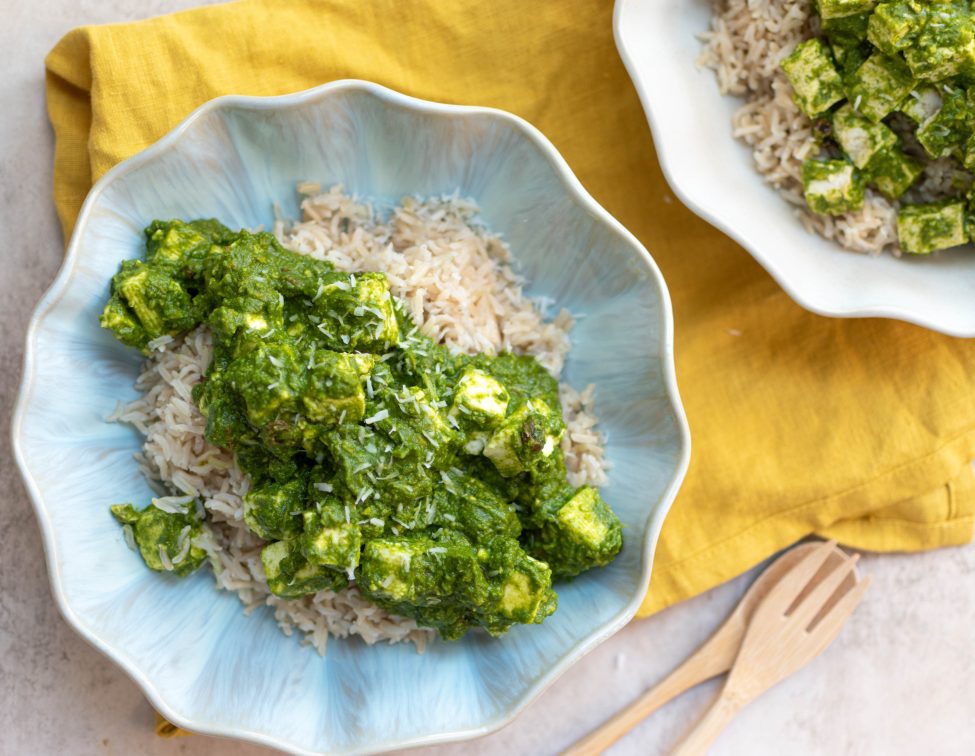 Heerlijke spinaziecurry (Palak Paneer)
